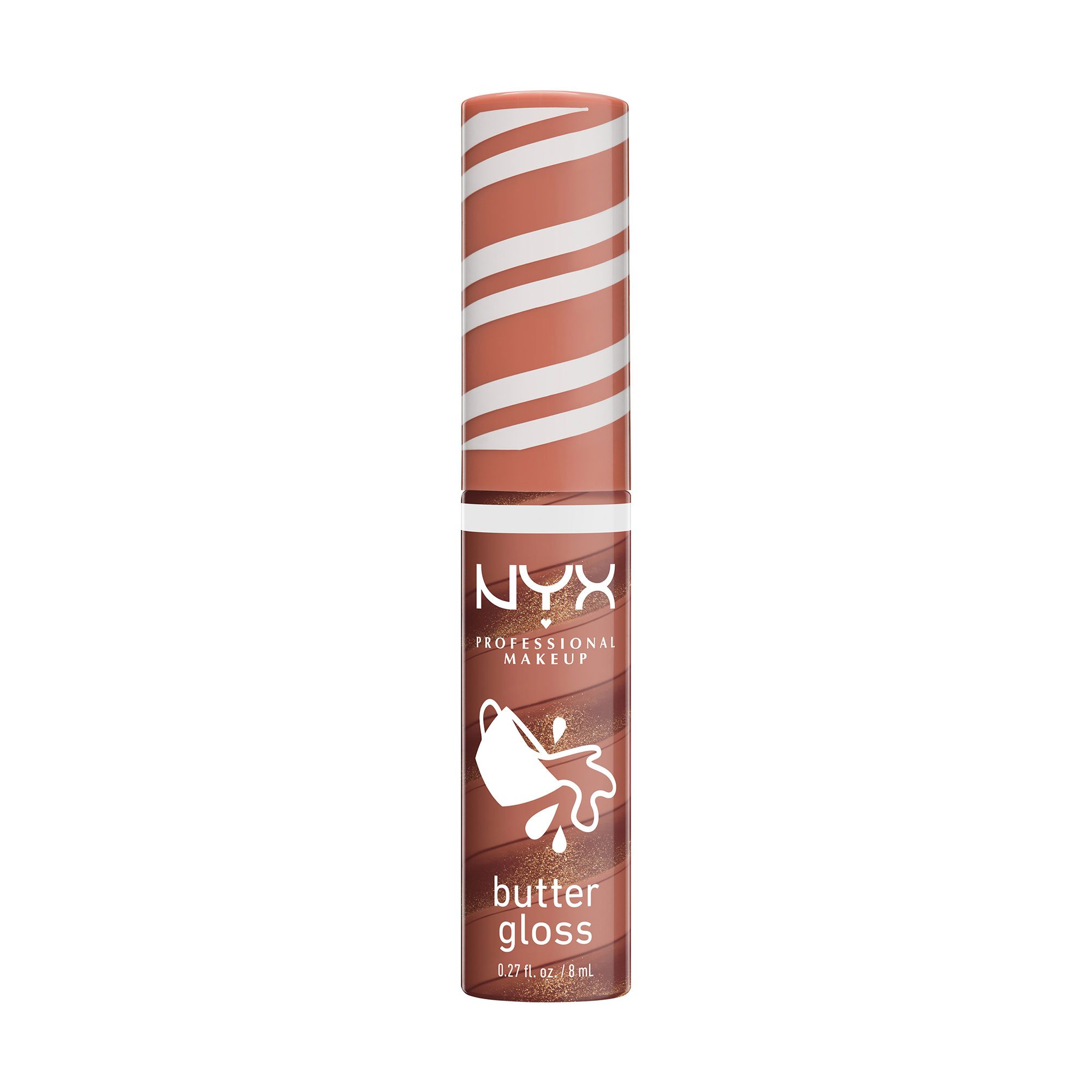 Зволожувальний блиск для губ NYX Professional Makeup Butter Gloss Swirl 02 Hot Cocao, 8 мл